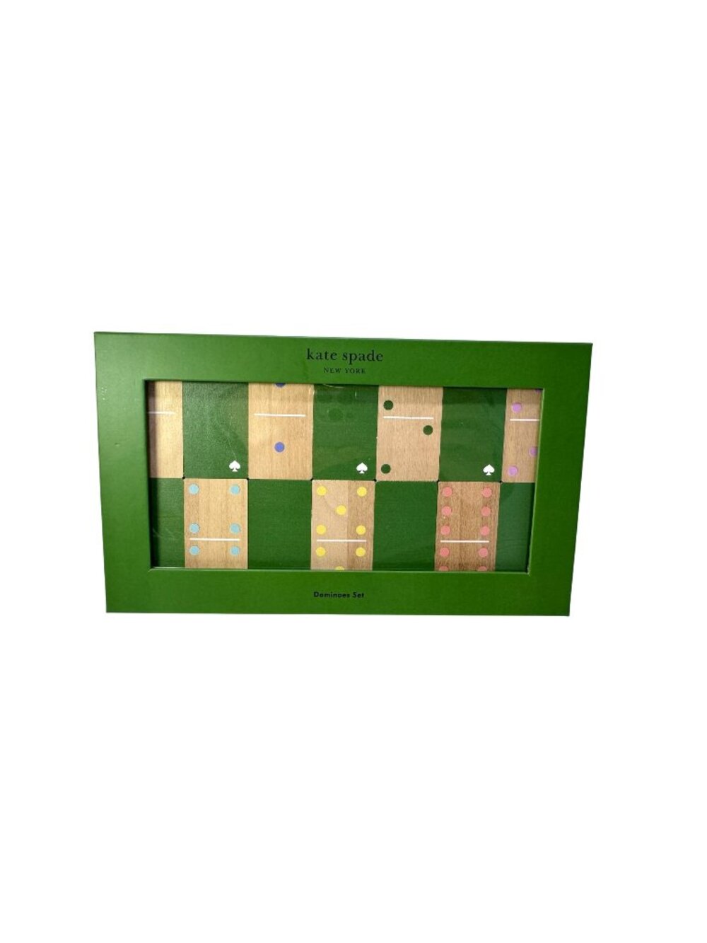 Kate Spade Modern Colorblock 28 Beechwood Dominos Set NEW